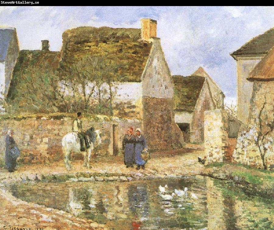 Camille Pissarro Duck pond